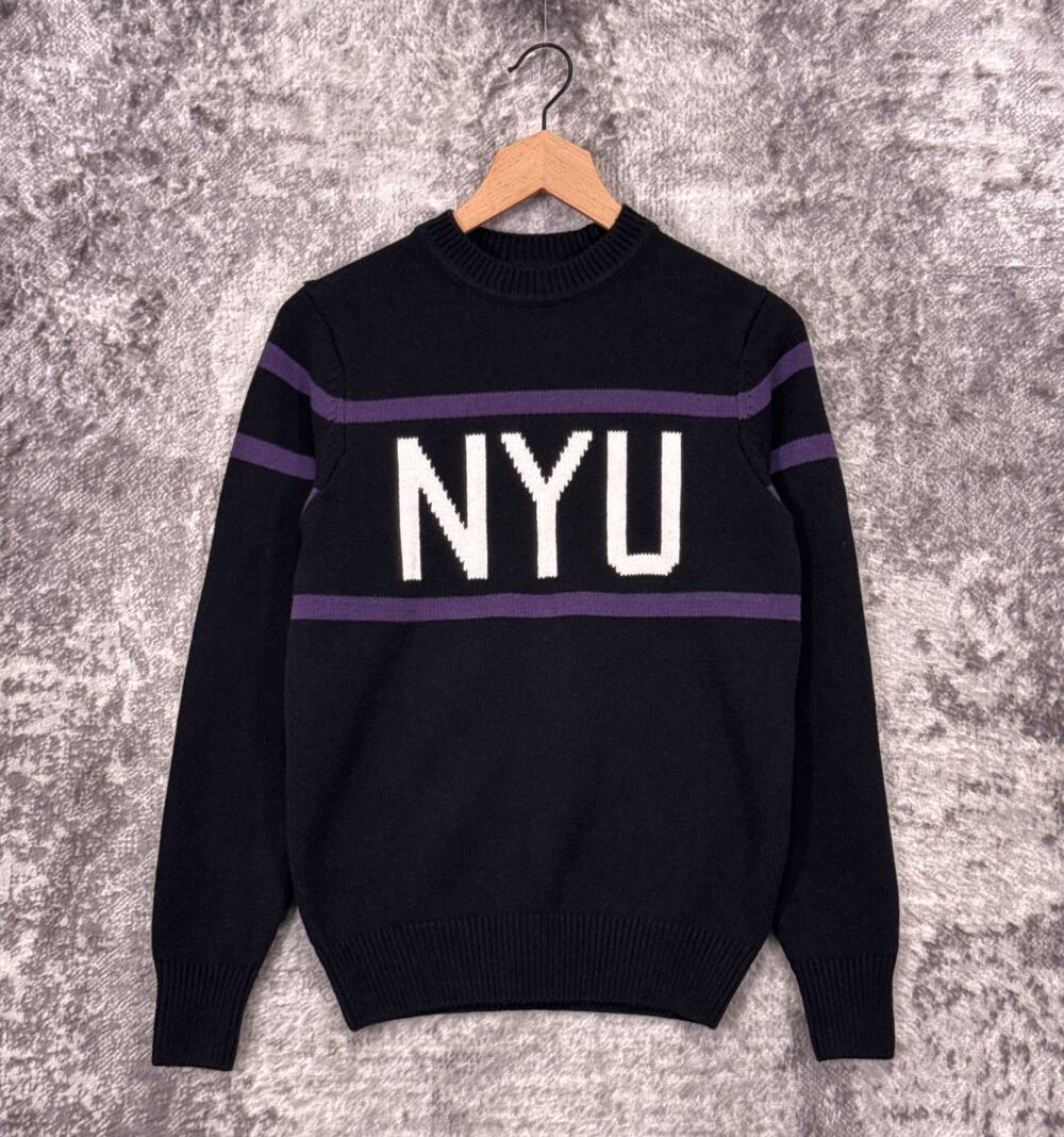 Hillflint Sweater XS Womens NYU New York University Knit Varsity